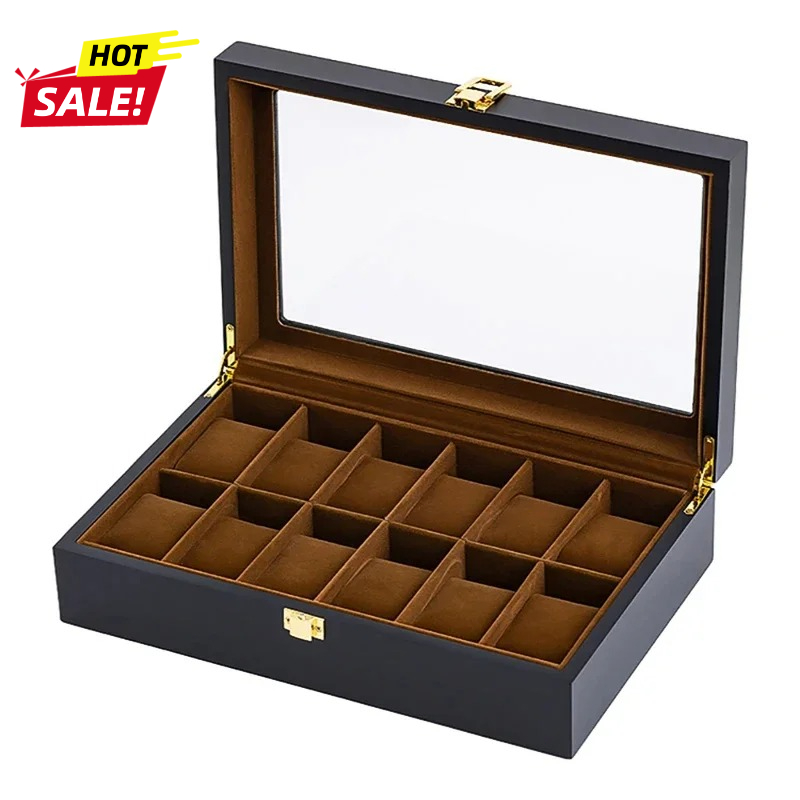 Jewelry Box That Holds Watches - HOT Handmade Luxury Wooden6/10/12 Grids Watch