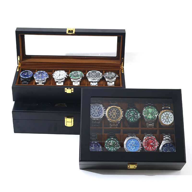 6/10/12 Grids Luxury Handmade  - Jewelry Box That Holds Watches review and price