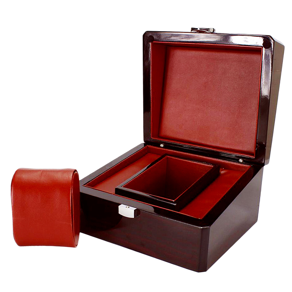 Solid Wood Watch Storage Box w - Jewelry Or Watches review and price