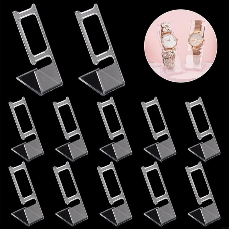 Simple Clear Acrylic Watch Dis - Jewelry Or Watches review and price