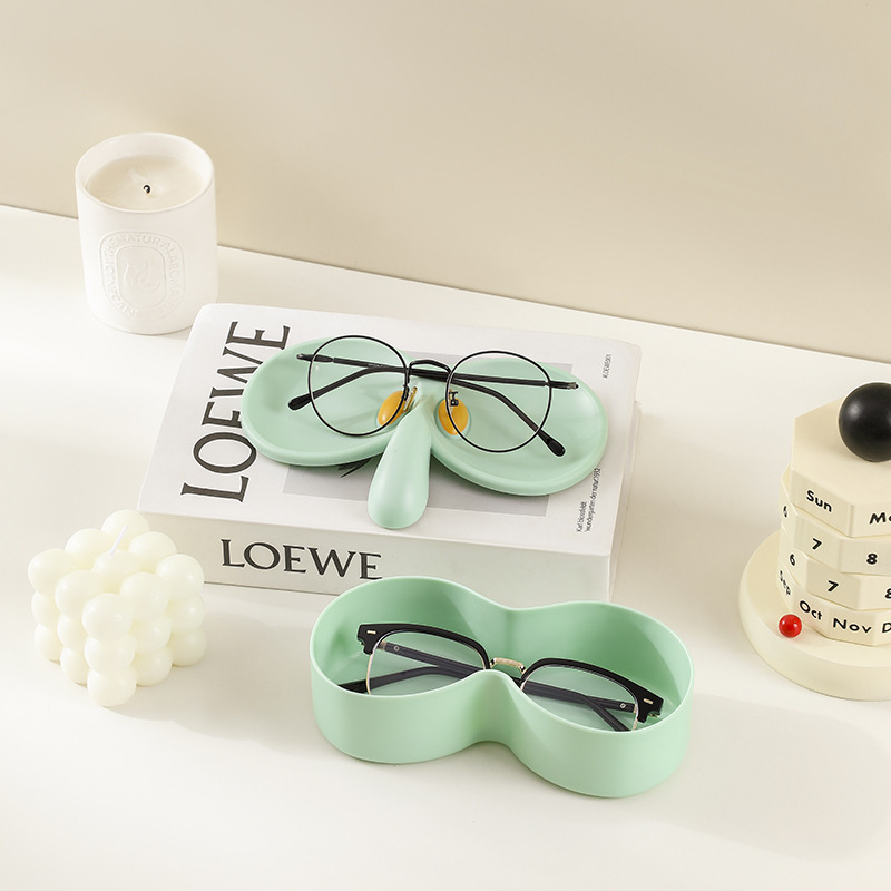 Cute Glasses Storage Box carto - Jewelry Eyewear Watches & Accessories review and price