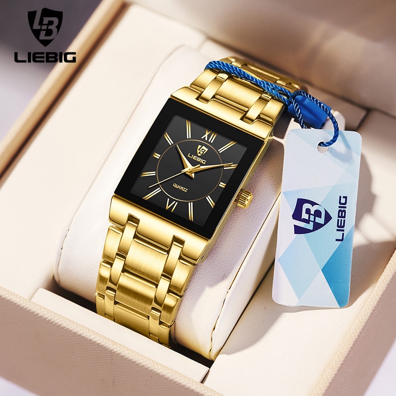 LiEBIG Luxury Golden Quartz Wr - Jewelry Style Watches review and price
