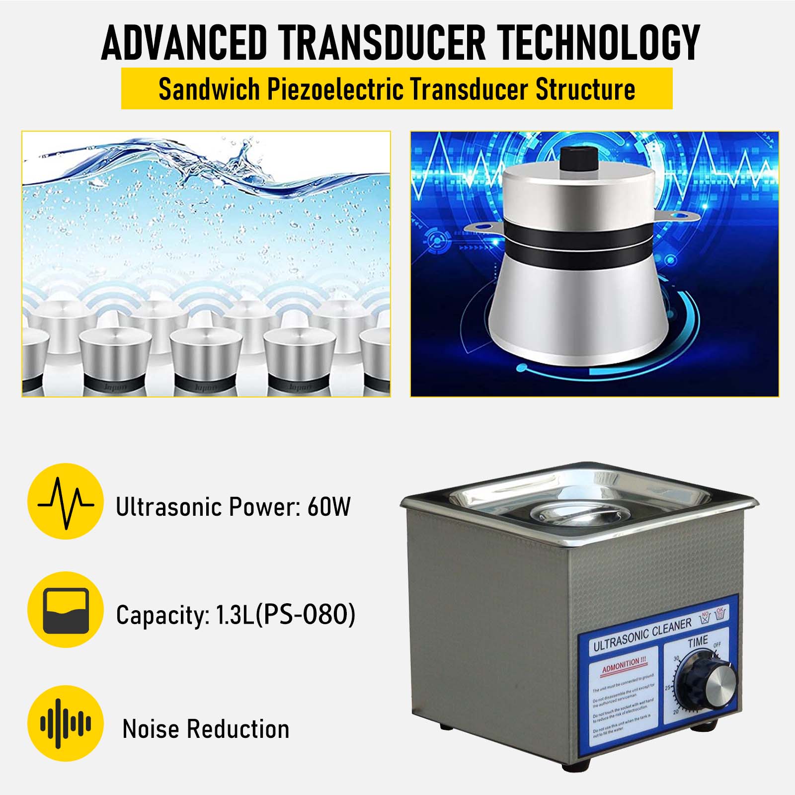 1.3L-3L Ultrasonic Cleaner PS- - Jewelry Eyewear Watches & Accessories review and price