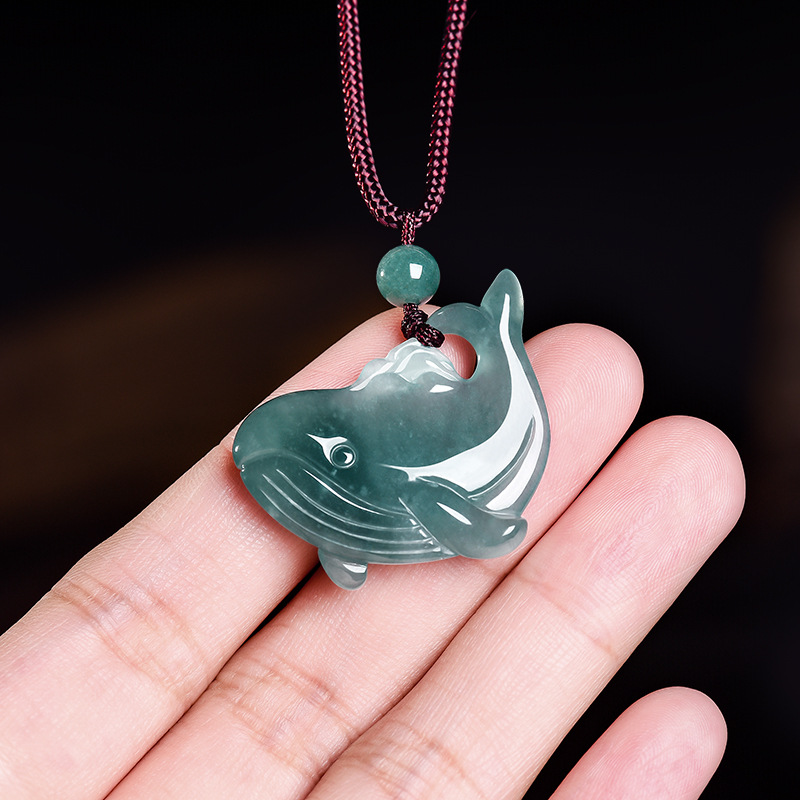 Natural Burmese Jadeite Whale  - The Jewelry & Watches review and price
