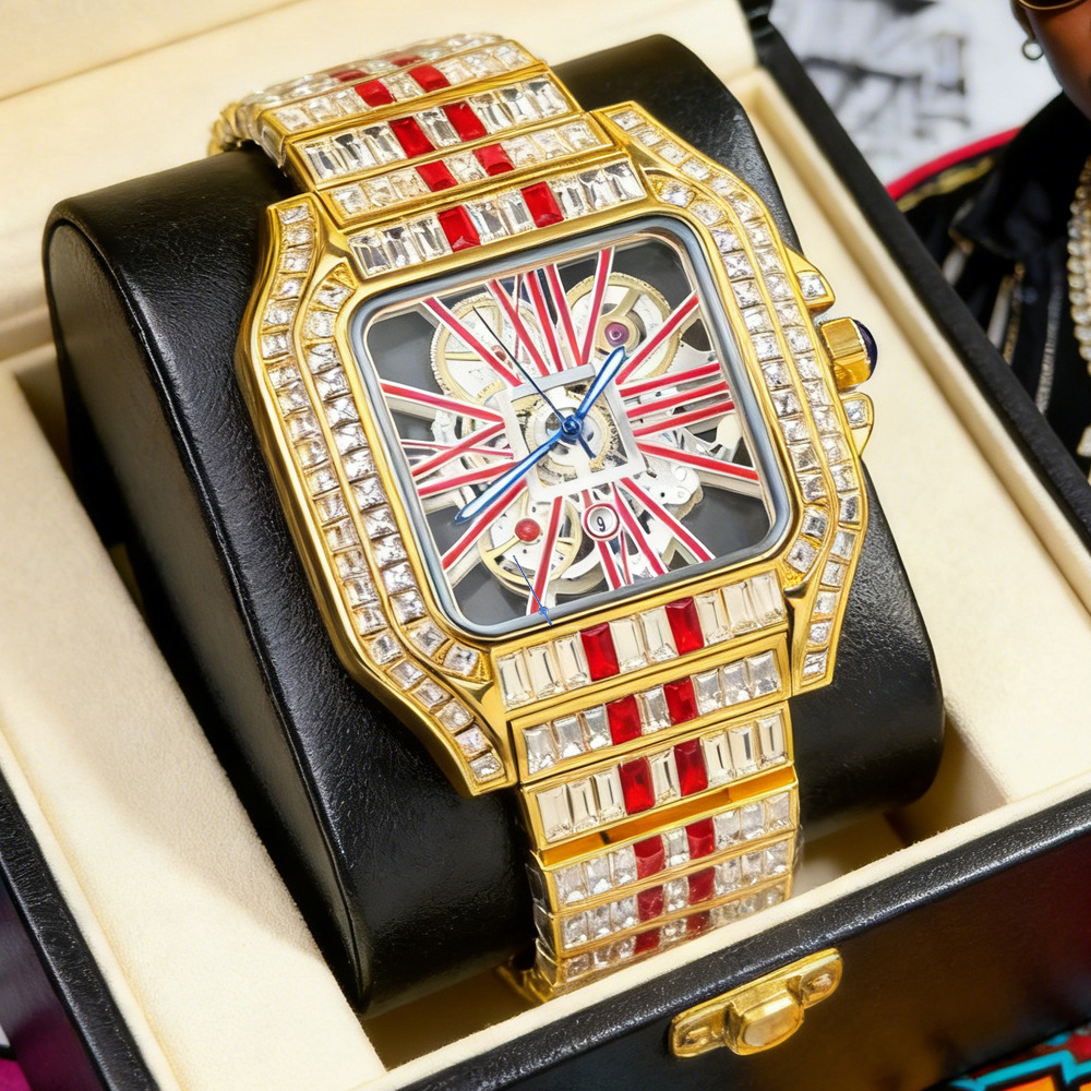 Hollow Luxury Bling Quartz Wri - Jewelry Type Watches review and price