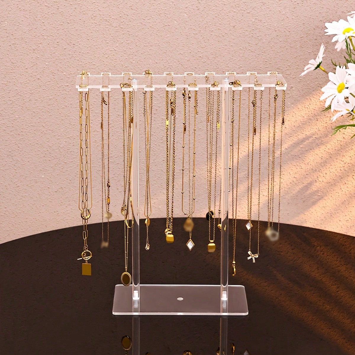 1pc Premium Clear Acrylic Neck - Al Ain Jewelry & Watches Exhibition 2025 review and price