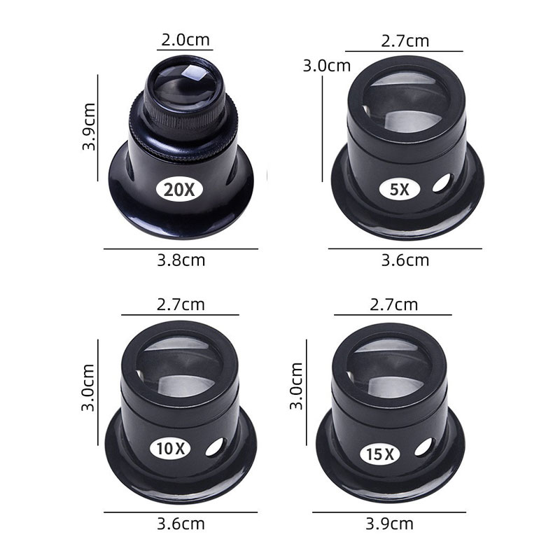 4pcs/set Monocular Magnifying  - Jewelry Eyewear Watches & Accessories review and price