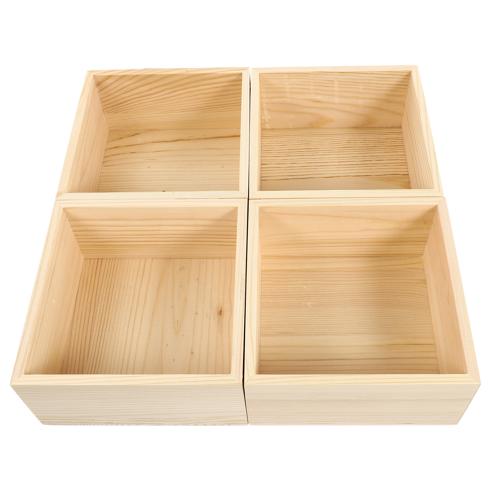 4Pcs Natural Solid Wood Jewelr - Jewelry Box That Holds Watches review and price