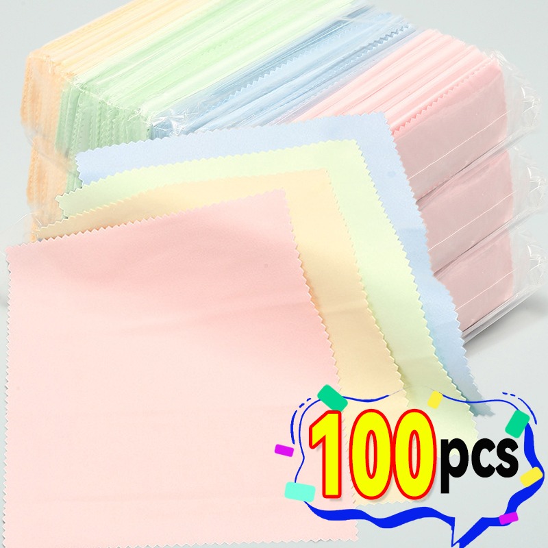 10-100pcs Silver Polishing Gla - Jewelry Eyewear Watches & Accessories review and price