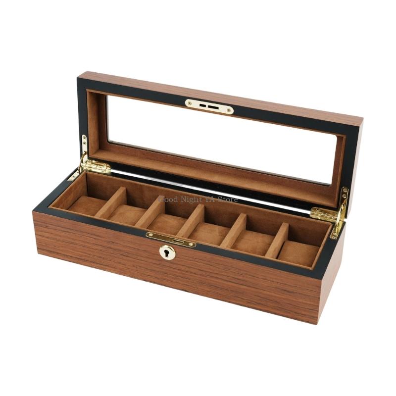  Elegant Wooden Watch Box With - Jewelry Box That Holds Watches review and price
