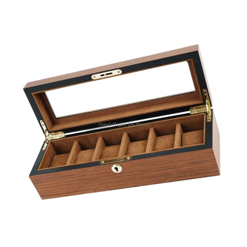  Elegant Wooden Watch Box With - Jewelry Box That Holds Watches review and price