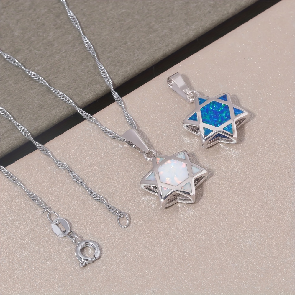 Star of David Opal Pendant Nec - The Jewelry & Watches review and price