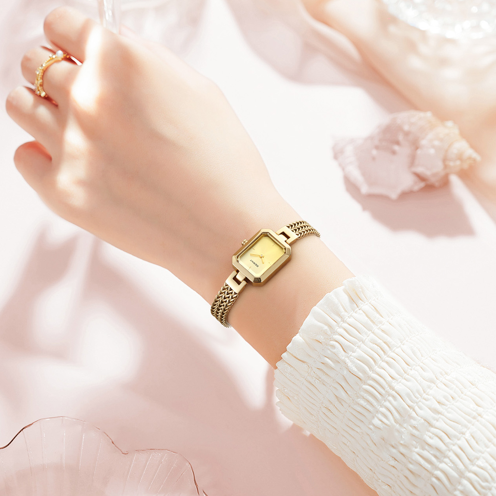 BERNY Gold Watch for Women Min - Jewelry Watches Luxury review and price