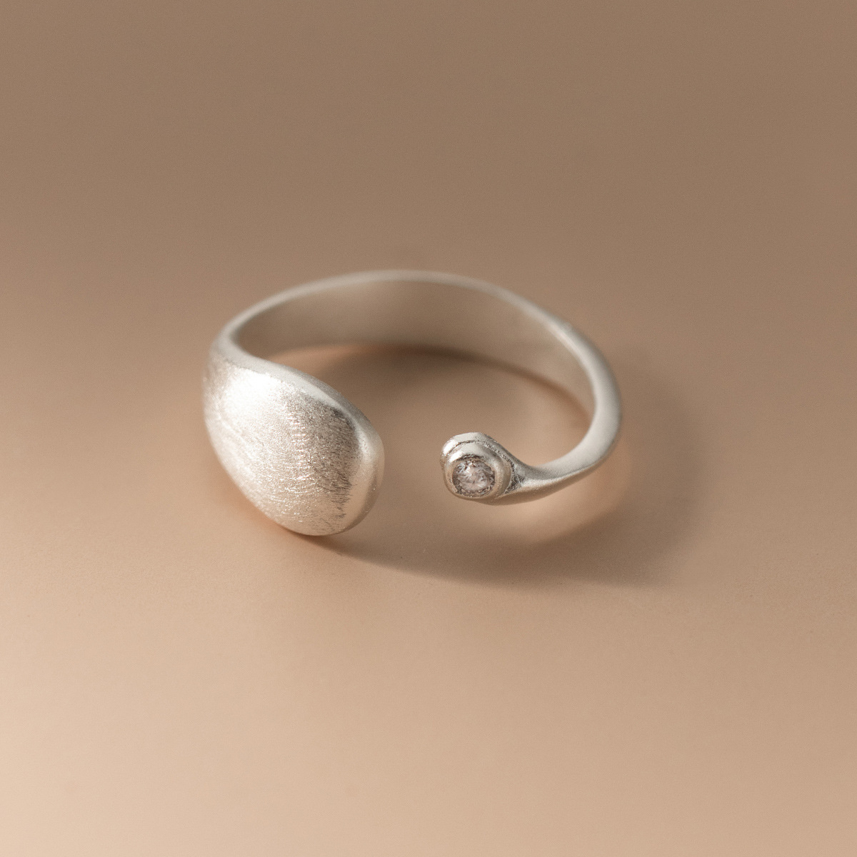 925 Sterling Silver Matte Fini - Statement Cocktail Ring review and price