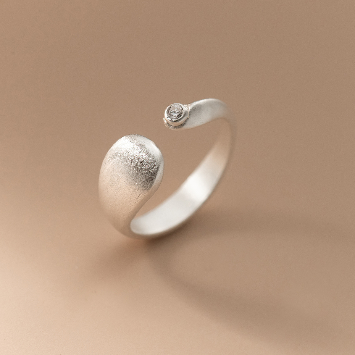 925 Sterling Silver Matte Fini - Statement Cocktail Ring review and price