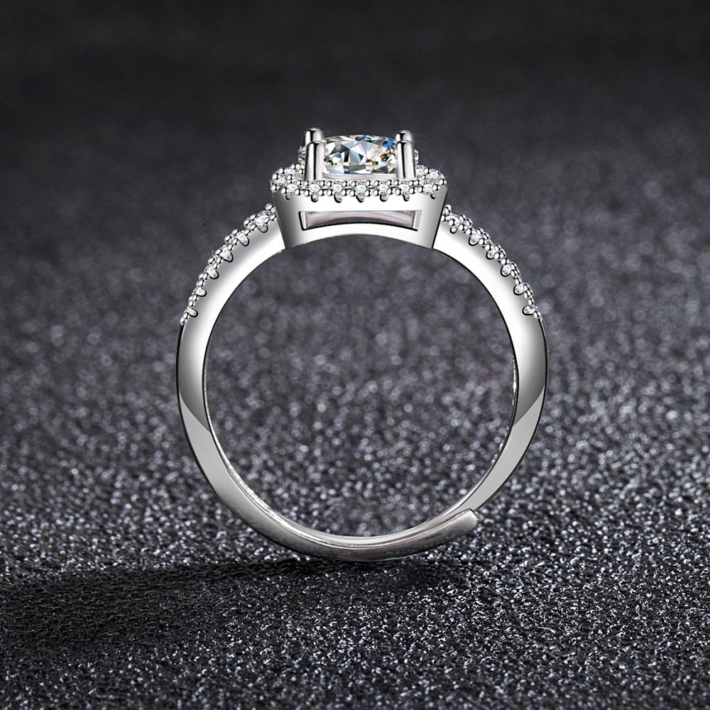 New 925 Sterling Silver Ring S - Statement Cocktail Ring review and price