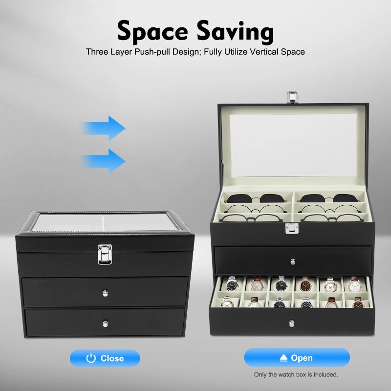 for Hold Glasses Watches Jewel - Jewelry Box That Holds Watches review and price